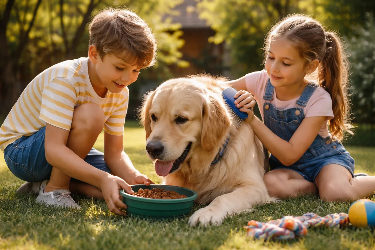 Comment impliquer les enfants dans l'éducation d'un animal de compagnie pour un bien-être optimal ?