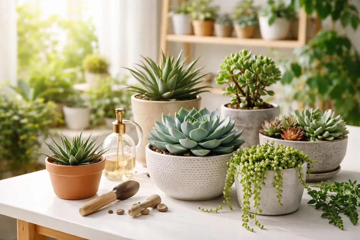 Comment prendre soin de vos succulentes en intérieur tout au long de l'année