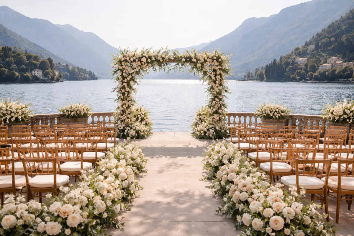 Comment réaliser un mariage sur mesure au lac de Côme avec un budget maîtrisé